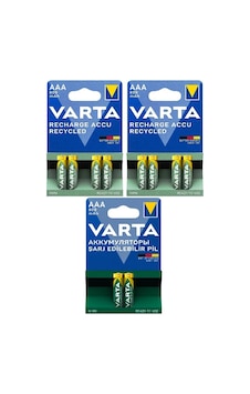 Varta 58398 Phone 800 mAh AAA Ni-MH Şarj Edilebilir İnce Kalem Pil 2 x 10'lu Varta 58398 Phone 800 mAh AAA Ni-MH Şarj Edilebilir İnce Kalem Pil 2 x 10'lu