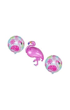 Flamingo Folyo Balon 3'Lü Set 45Cm - 90Cm Flamingo Folyo Balon 3'Lü Set 45Cm - 90Cm