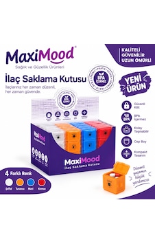 Maximood Günlük Hap Saklama Kutu Standı 15'li Maximood Günlük Hap Saklama Kutu Standı 15'li