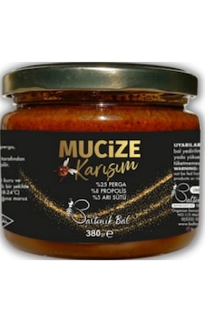 Baltonik Mucize Karışımı Bal Perga Arısütü Propolis 380 G