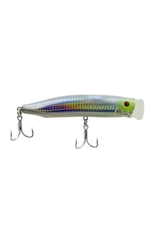 15 Cm Popping Model Sahte Balık - Beyaz Renk 15 Cm Popping Model Sahte Balık - Beyaz Renk