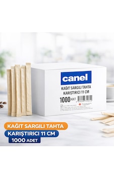 Kağıt Sargılı Tahta Karıştırıcı 11cm 1000 Adet