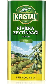 Kristal Riviera Zeytinyağı Teneke 5 L Kristal Riviera Zeytinyağı Teneke 5 L