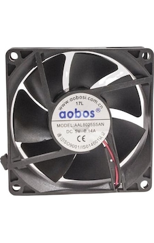 80x80x25mm 5V 0.14A Fan 2 Kablolu 80x80x25mm 5V 0.14A Fan 2 Kablolu