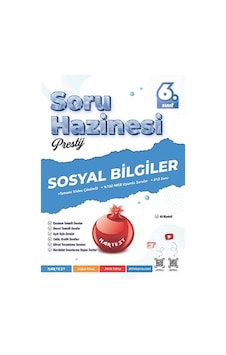 Nartest Yayınları 6. Sınıf Prestij Sosyal Bilgiler Soru Hazinesi Nartest Yayınları 6. Sınıf Prestij Sosyal Bilgiler Soru Hazinesi