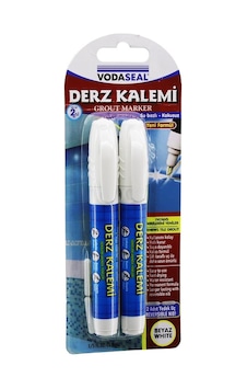 Vodaseal Astm D-4236 Beyaz Derz Kalemi 2 Adet Su Bazlı Kokusuz- 5'li Paket