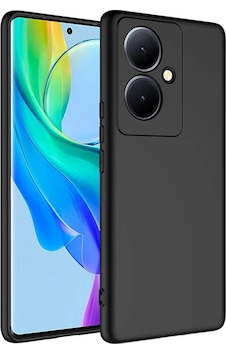 Forzacase Vivo V29 Lite 5g Uyumlu Liquid Serisi İçi Kadife Lansman Silikon Kılıf Siyah Forzacase Vivo V29 Lite 5g Uyumlu Liquid Serisi İçi Kadife Lansman Silikon Kılıf Siyah