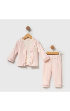 Babydoll 3lü Takım Sweetmelisa Pembe Pembe