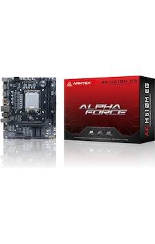Arktek Alpha Force, Ak-h610m Eg Vs, 2xddr4, M.2, 2x Hdmı, Dp, 12-13.14.nesil, Lga1700 Soket, Anakart 24854029