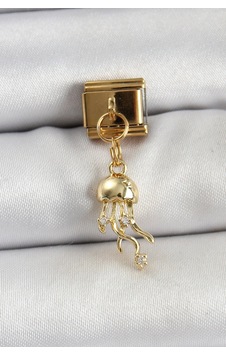 316l Çelik Sallantılı Zirkon Taşlı Deniz Anası Model Gold Renk Nomination Charm 5886 Çok Renkli 316l Çelik Sallantılı Zirkon Taşlı Deniz Anası Model Gold Renk Nomination Charm 5886 Çok Renkli