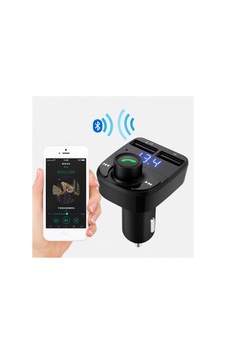 X8a Fm Transmitter Bluetooth Araç Çakmaklık Çift Usb Şarj Cihazı - 800250647