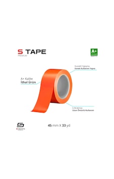 S-dizayn Oto Cam Montaj Bandı Turuncu 45MM x 33 M