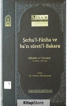 Şerhu'l Fatiha ve Ba'zı Süreti'l-Bakara - Orkhan Musakhanov - İsam Yayınları Şerhu'l Fatiha ve Ba'zı Süreti'l-Bakara - Orkhan Musakhanov - İsam Yayınları