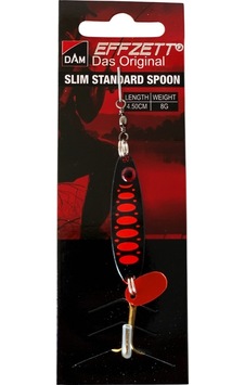 Dam Effzett Standard Spoon Slim 4.5cm 8gr Kaşık Black/orange Uv Dam Effzett Standard Spoon Slim 4.5cm 8gr Kaşık Black/orange Uv
