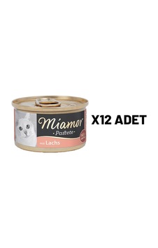 Miamor Pastete Somonlu Yetişkin Kedi Maması 12 x 85 G Miamor Pastete Somonlu Yetişkin Kedi Maması 12 x 85 G