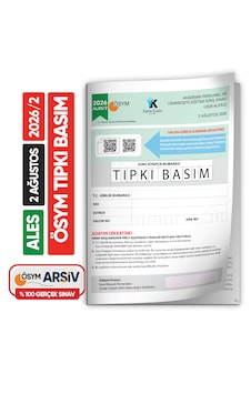 Ales 2026/2 Ösym Tıpkı Basım Çıkmış Soru Deneme Kitapçığı Video/pdf Çözümlü Türkiye Geneli Ales 2026/2 Ösym Tıpkı Basım Çıkmış Soru Deneme Kitapçığı Video/pdf Çözümlü Türkiye Geneli