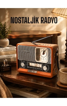 Mey İthalat Ahşap Görünümlü Retro Bluetooth Radyo Usb,aux Ve Sd Kart Girişli 19240170 Mey İthalat Ahşap Görünümlü Retro Bluetooth Radyo Usb,aux Ve Sd Kart Girişli 19240170