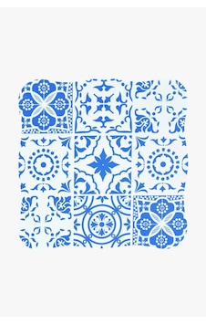 Nishev Lüks Bambu Mandala Otantik Nihale 17x17 Cm Renkli Nishev Lüks Bambu Mandala Otantik Nihale 17x17 Cm Renkli