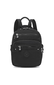 Smart Bags Küçük Boy Krinkıl Kumaş Kadın Sırt Çantası 3386 Siyah