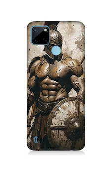 Realme C21y Uyumlu Savaşçı Gladiatör Desenli Silikon Kılıf Realme C21y Uyumlu Savaşçı Gladiatör Desenli Silikon Kılıf