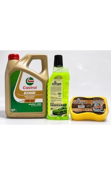 Castrol Edge DPF Motor Yağı 5W-40 4 L + Oto Şampuan 1000 ML + Yıkama Süngeri Castrol Edge DPF Motor Yağı 5W-40 4 L + Oto Şampuan 1000 ML + Yıkama Süngeri