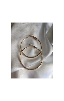 Modern Moda Orta Boy Halka Küpe Gold Goldkck Modern Moda Orta Boy Halka Küpe Gold Goldkck