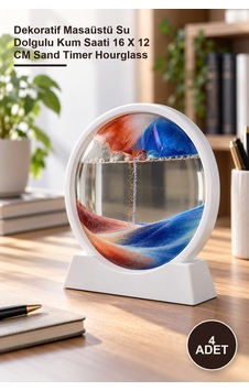 4 Adet Sulu Kumsaati Dekoratif Masaüstü Su Dolgulu Kum Saati 16 X 12 Cm Sand Timer Hourglass Diğer 4 Adet Sulu Kumsaati Dekoratif Masaüstü Su Dolgulu Kum Saati 16 X 12 Cm Sand Timer Hourglass Diğer