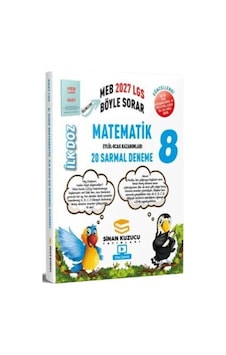 2027 8. Sınıf Matematik İlk Doz 20 Sarmal Deneme Sinan Kuzucu 2027 8. Sınıf Matematik İlk Doz 20 Sarmal Deneme Sinan Kuzucu