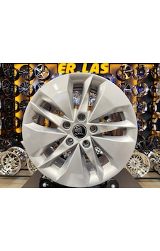 4 Adet Skoda Orıjınal 7 16 5 112 Et48 57.1 Sılver Jant Revize Edilmiş Takım