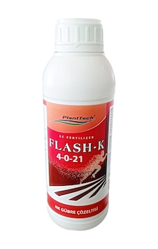 Flash-k 4-0-21 1 Lt -potasyum Ağırlıklı Meyve Büyütücü Sıvı Gübre Flash-k 4-0-21 1 Lt -potasyum Ağırlıklı Meyve Büyütücü Sıvı Gübre