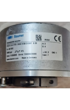 Baumer Itd41a4y70-2000hbx-d1sr7s30 ,2000 Pals 2-htl Enkoder Baumer Itd41a4y70-2000hbx-d1sr7s30 ,2000 Pals 2-htl Enkoder