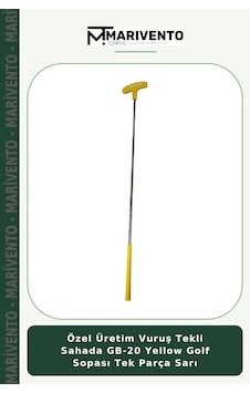 Özel Üretim Vuruş Tekli Sahada Gb-20 Yellow Golf Sopası Tek Parça Sarı Özel Üretim Vuruş Tekli Sahada Gb-20 Yellow Golf Sopası Tek Parça Sarı