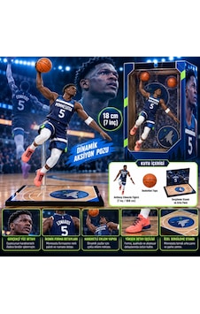 Anthony Edwards Figür Minnesota Timberwolves 18 Cm