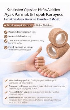 Kendinden Yapışkan Nefes Alabilen Ayakparmak Topuk Koruyucu Tırnak Ayak Koruma Nefes Alabilen 2 Adet Ten Rengi Kendinden Yapışkan Nefes Alabilen Ayakparmak Topuk Koruyucu Tırnak Ayak Koruma Nefes Alabilen 2 Adet Ten Rengi