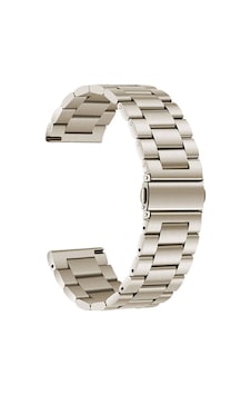 Galaxy Uyumlu Watch 42mm Clo- Band-04 20mm Metal Kordon-starlight Galaxy Uyumlu Watch 42mm Clo- Band-04 20mm Metal Kordon-starlight