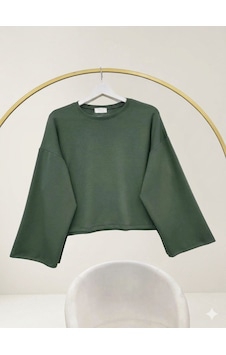 Lovie Moda Basic Oysho Bluz Haki Lovie Moda Basic Oysho Bluz Haki