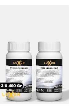 Luxor Kimya İnce Kloroform 2 x 400 GR Luxor Kimya İnce Kloroform 2 x 400 GR