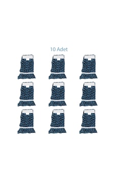 Cod-Ex Yedek Dar Islak Mop Paspas Başlığı Mavi 10 Adet 17 CM Cod-Ex Yedek Dar Islak Mop Paspas Başlığı Mavi 10 Adet 17 CM