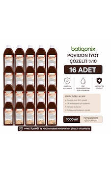 Aqua Batikon Çözelti 1000 Ml 16 Adet Aqua Batikon Çözelti 1000 Ml 16 Adet