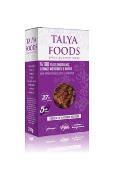 5 Adet Talya Foods Kırmızı Mercimek & Nohut Makarnası 200g