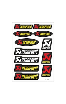 A4 Sticker Seti Akrapovic A4 Sticker Seti Akrapovic