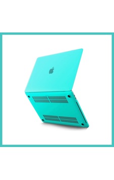 Ny Joy Macbook Pro 13 2021 Macbook Buzlu Kapak - Yeşil Nyjoybz