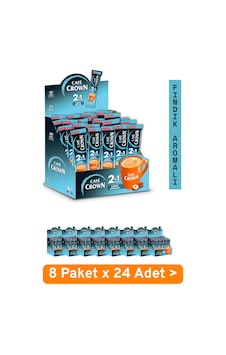 8 Kutu 2'si 1 Arada Fındıklı Kahve 11g X 24 Adet 192 Adet Diğer 8 Kutu 2'si 1 Arada Fındıklı Kahve 11g X 24 Adet 192 Adet Diğer
