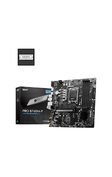 Msı Pro B760m-p 6800mhz Oc M.2 1700p Matx Ddr5 Anakart Msı Pro B760m-p 6800mhz Oc M.2 1700p Matx Ddr5 Anakart