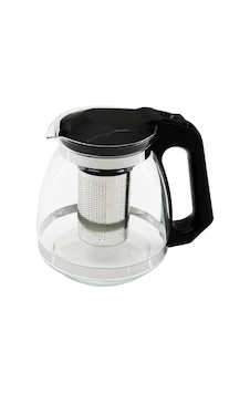 Çelik Süzgeçli Cam Demlik 1500ml Çok Renkli