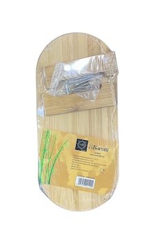 Bambu Oval Sunumluk Çok Renkli Bambu Oval Sunumluk Çok Renkli