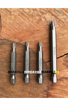 Fivestar 4 Parça Tork Uç Seti Bits Uç Seti T15 T20 T25 T30 Mıknat Fivestar 4 Parça Tork Uç Seti Bits Uç Seti T15 T20 T25 T30 Mıknat