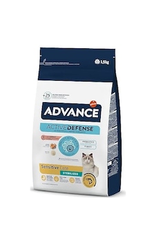 Somonlu Yetişkin Kısır Kedi Maması 10 Kg Actıve Defense Advance Somonlu Yetişkin Kısır Kedi Maması 10 Kg Actıve Defense Advance