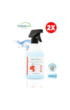 Turkishcare Banyo ve Kireç Sökücü Temizleyici Sprey 2 x 500 ML Turkishcare Banyo ve Kireç Sökücü Temizleyici Sprey 2 x 500 ML