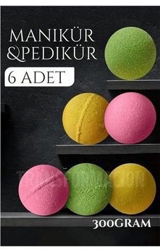 Manikür Pedikür Topu Manikür Bombası 6 Adet 300 Gram 721279 Manikür Pedikür Topu Manikür Bombası 6 Adet 300 Gram 721279